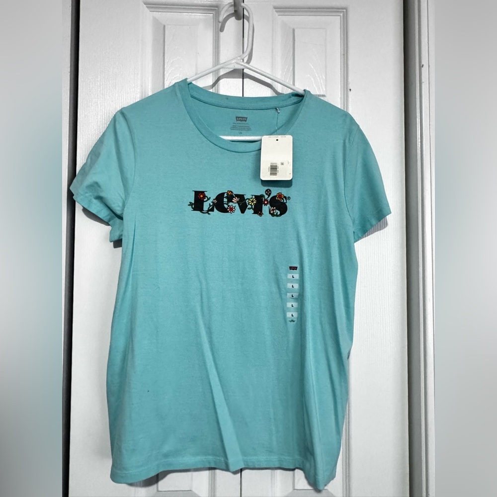 Levi's Teal Graphic Tee